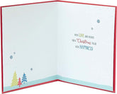 Christmas Card for Grandad Festive Lettering Design